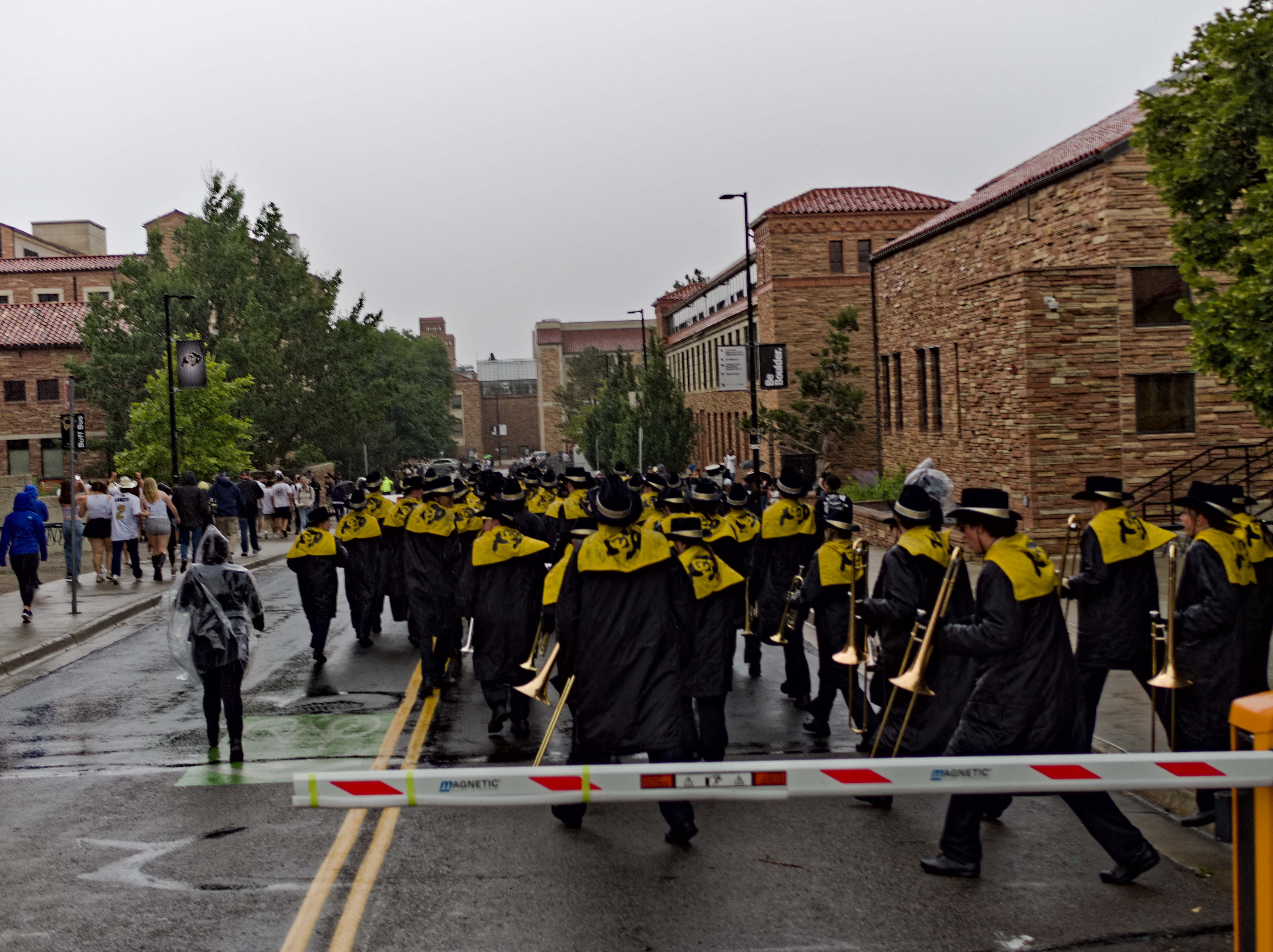 Marching Band Parading at the 8/29 Game
