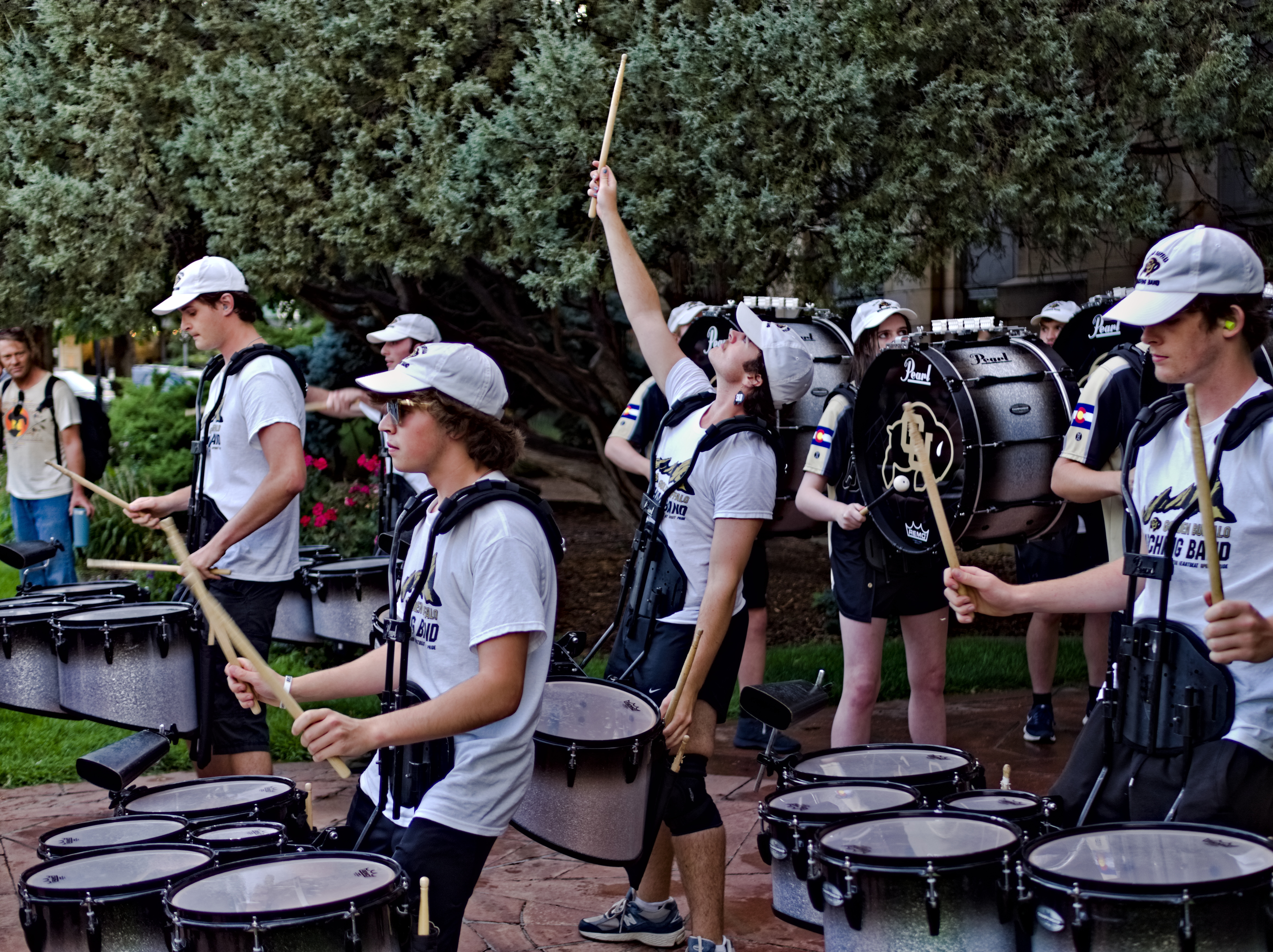 Drum Line at the 8/28 Stampede