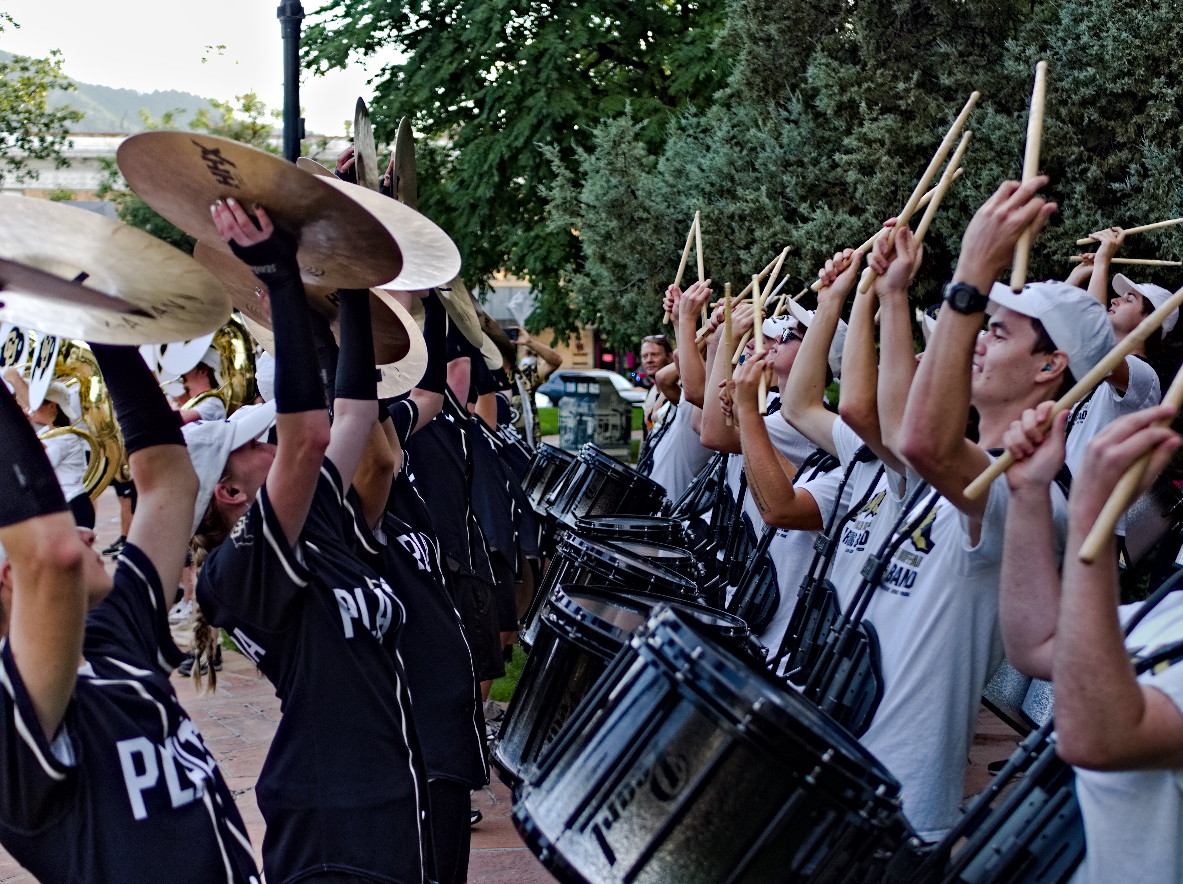 Drum Line at the 8/28 Stampede
